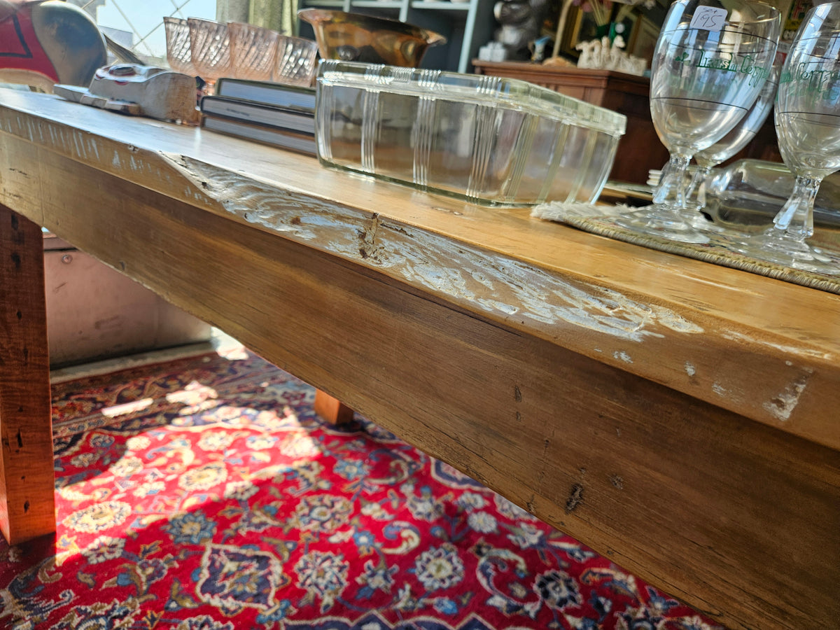 Yellowwood dining table