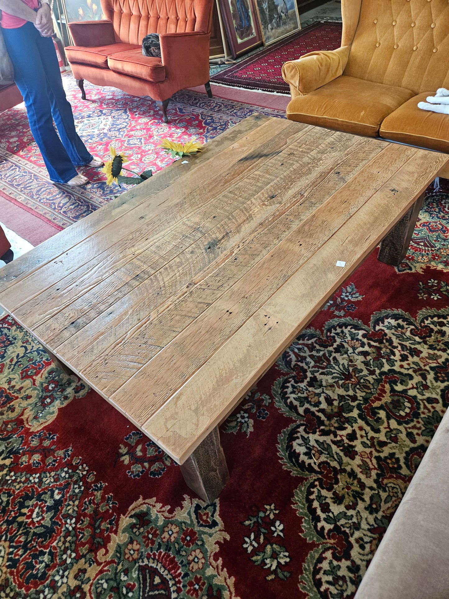 Chunky oregan coffee table