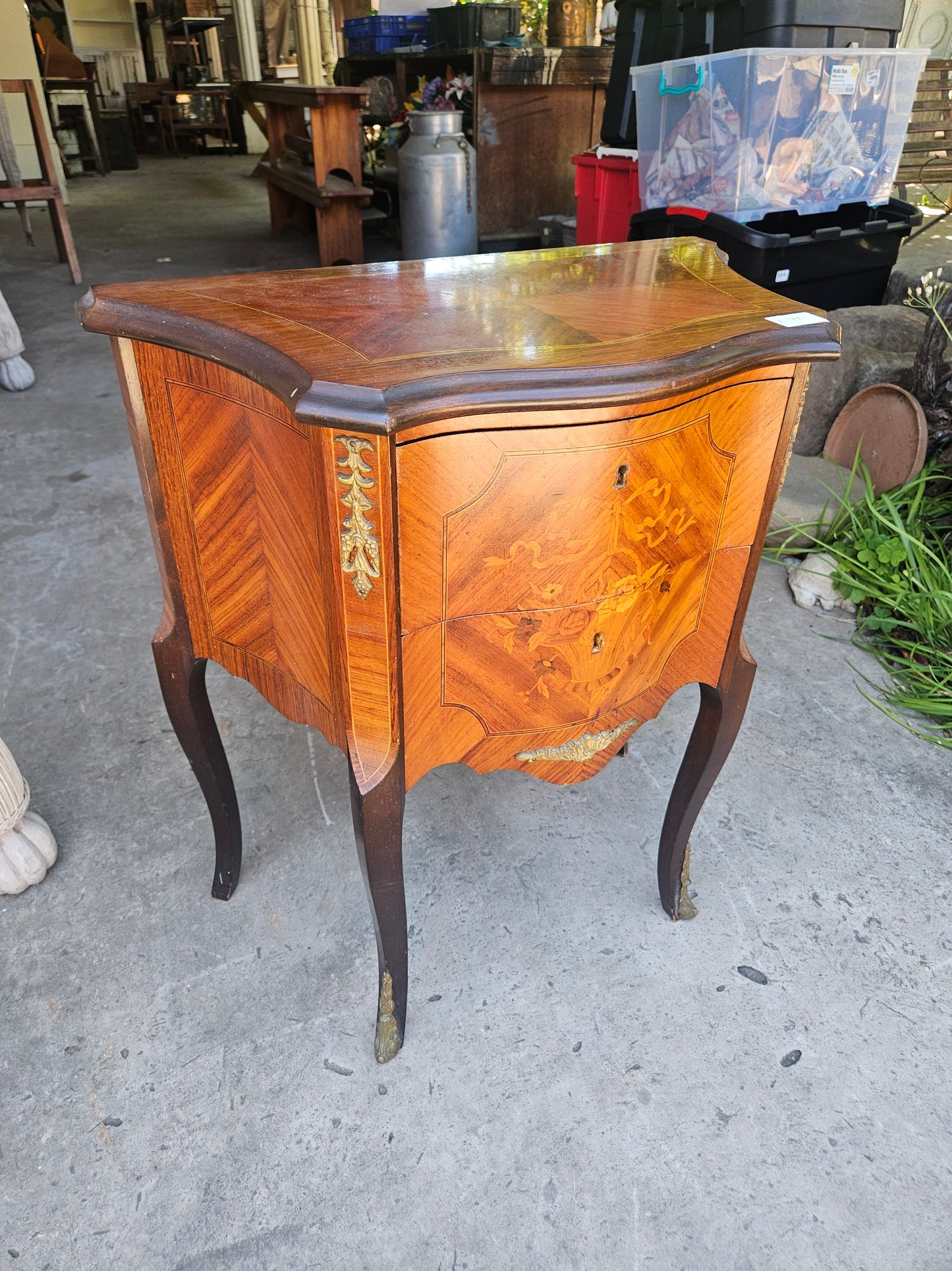 French style bedside pedestal