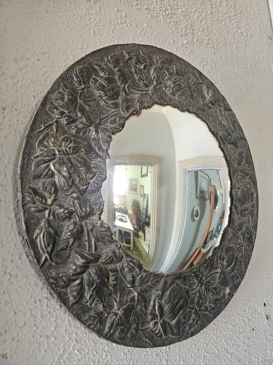 Arts & Crafts convex wall mirror