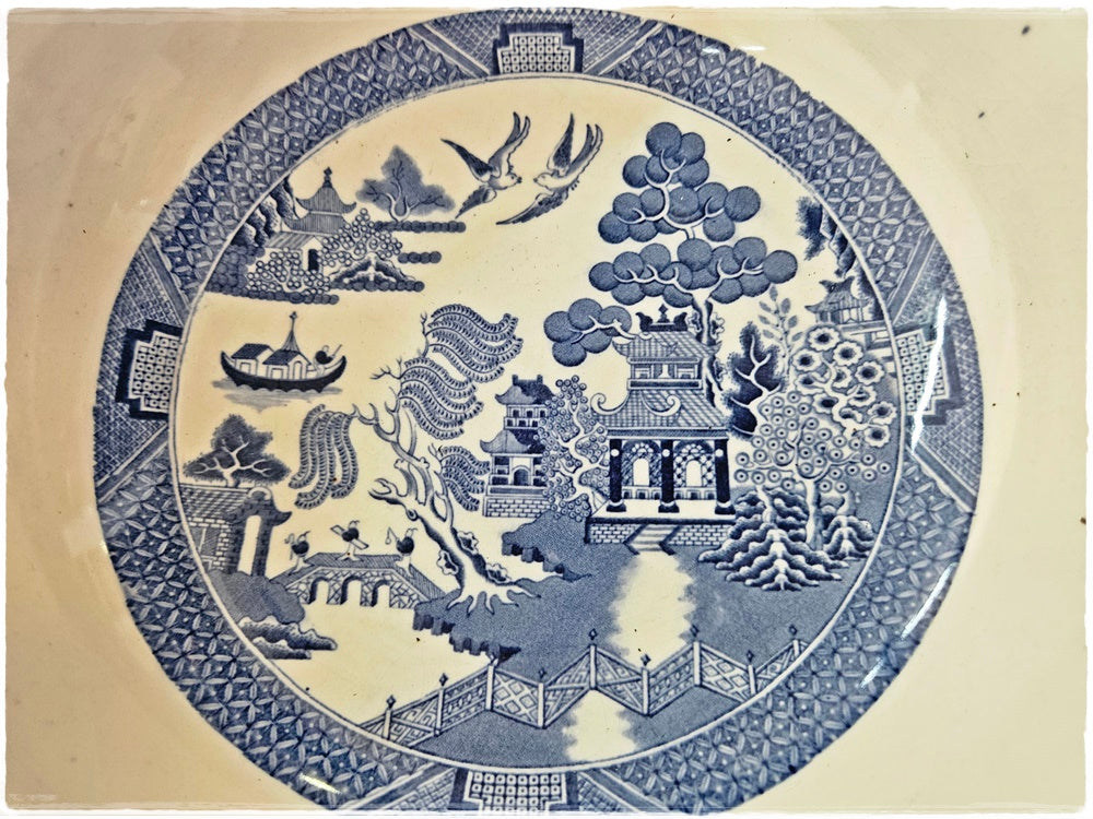 Pair of Wedgwood blue and white bowls