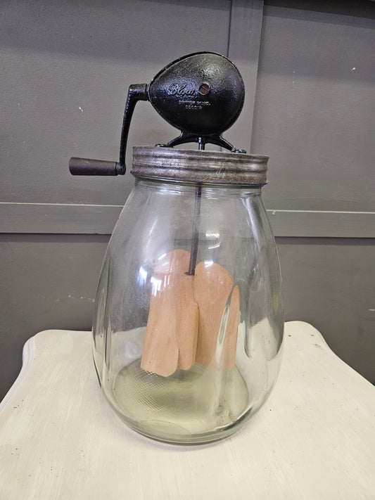 Large vintage butter churn