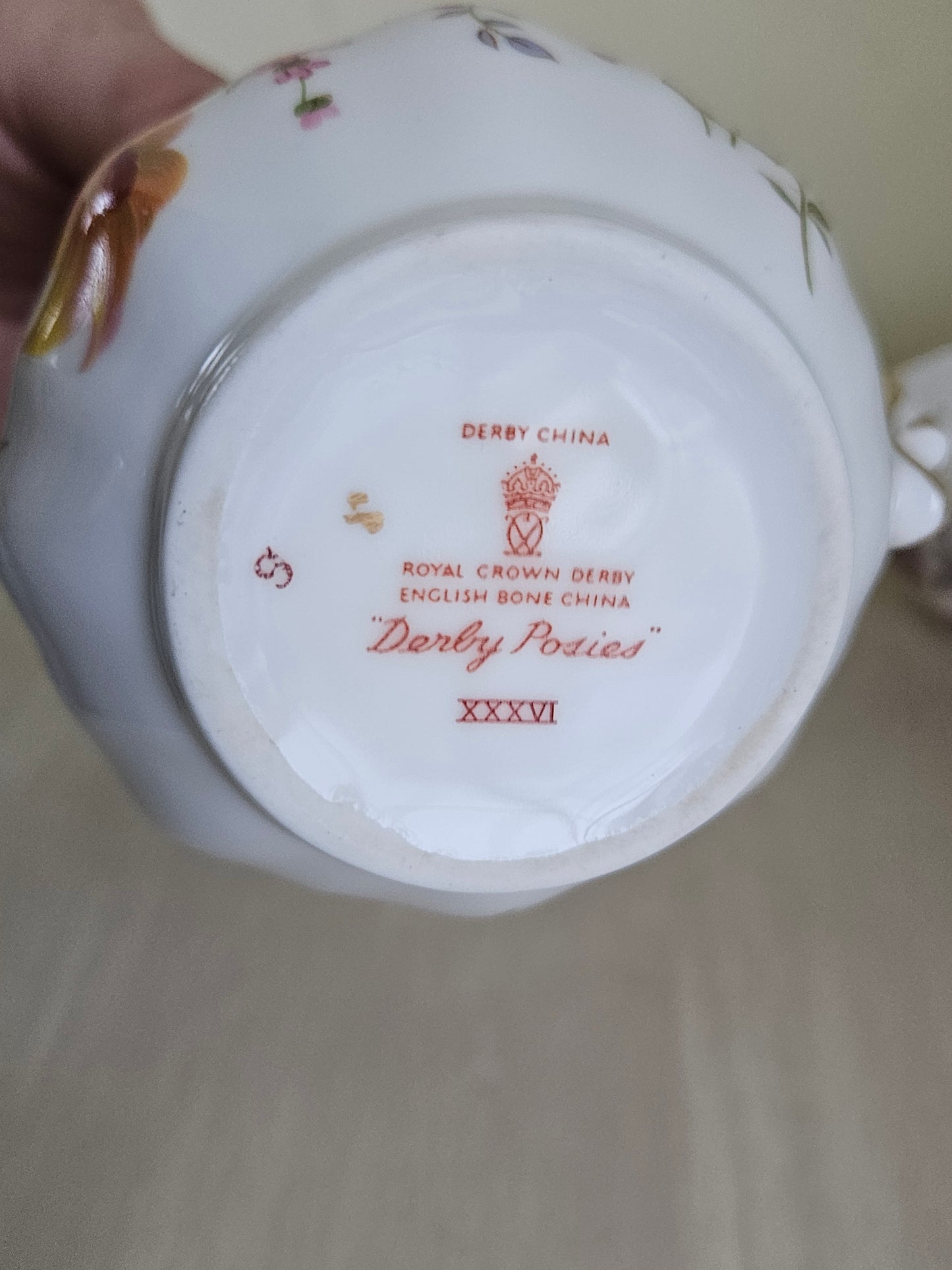 Royal Crown Derby milk jug and sugar bowl