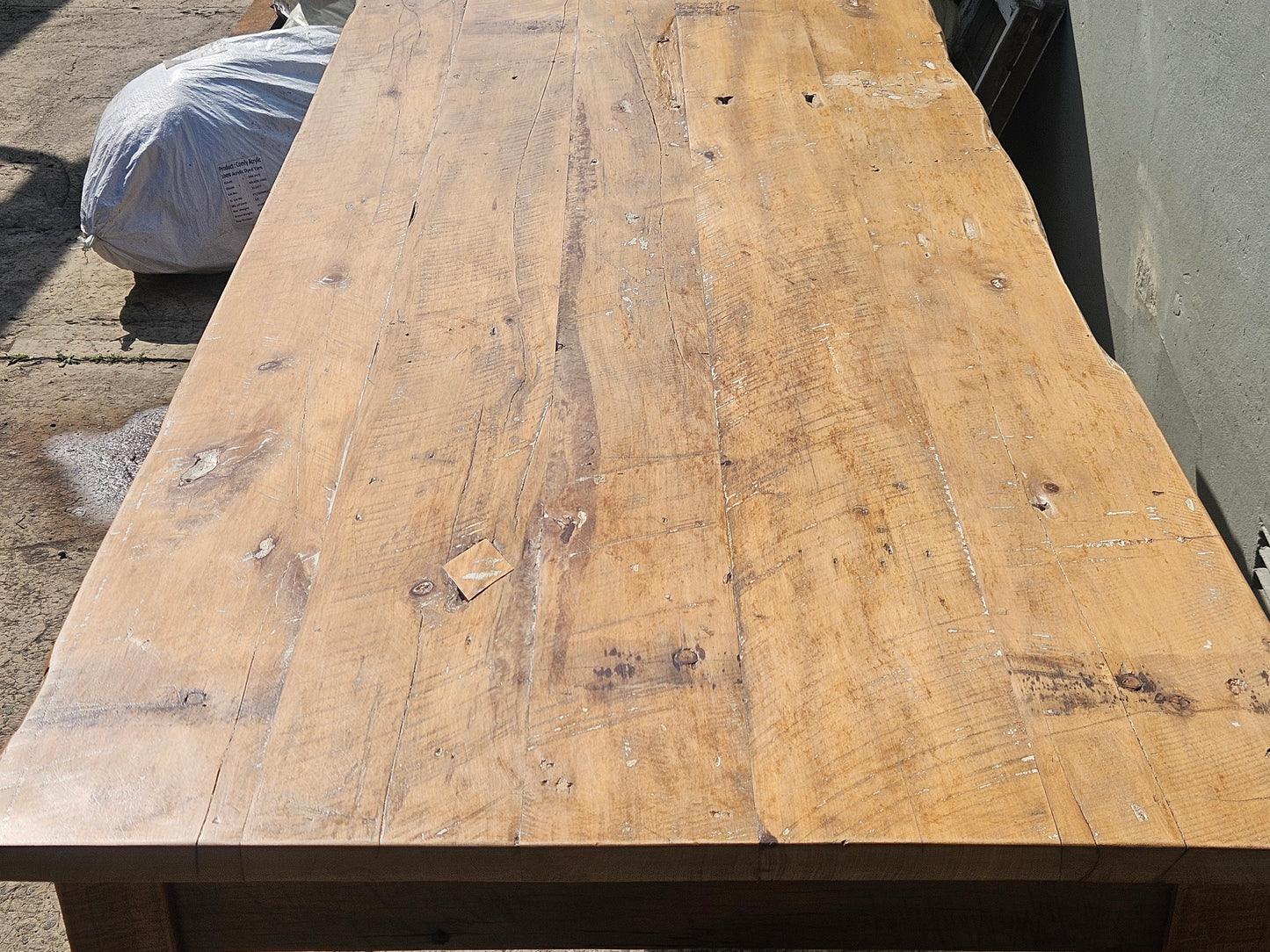 Yellowwood dining table