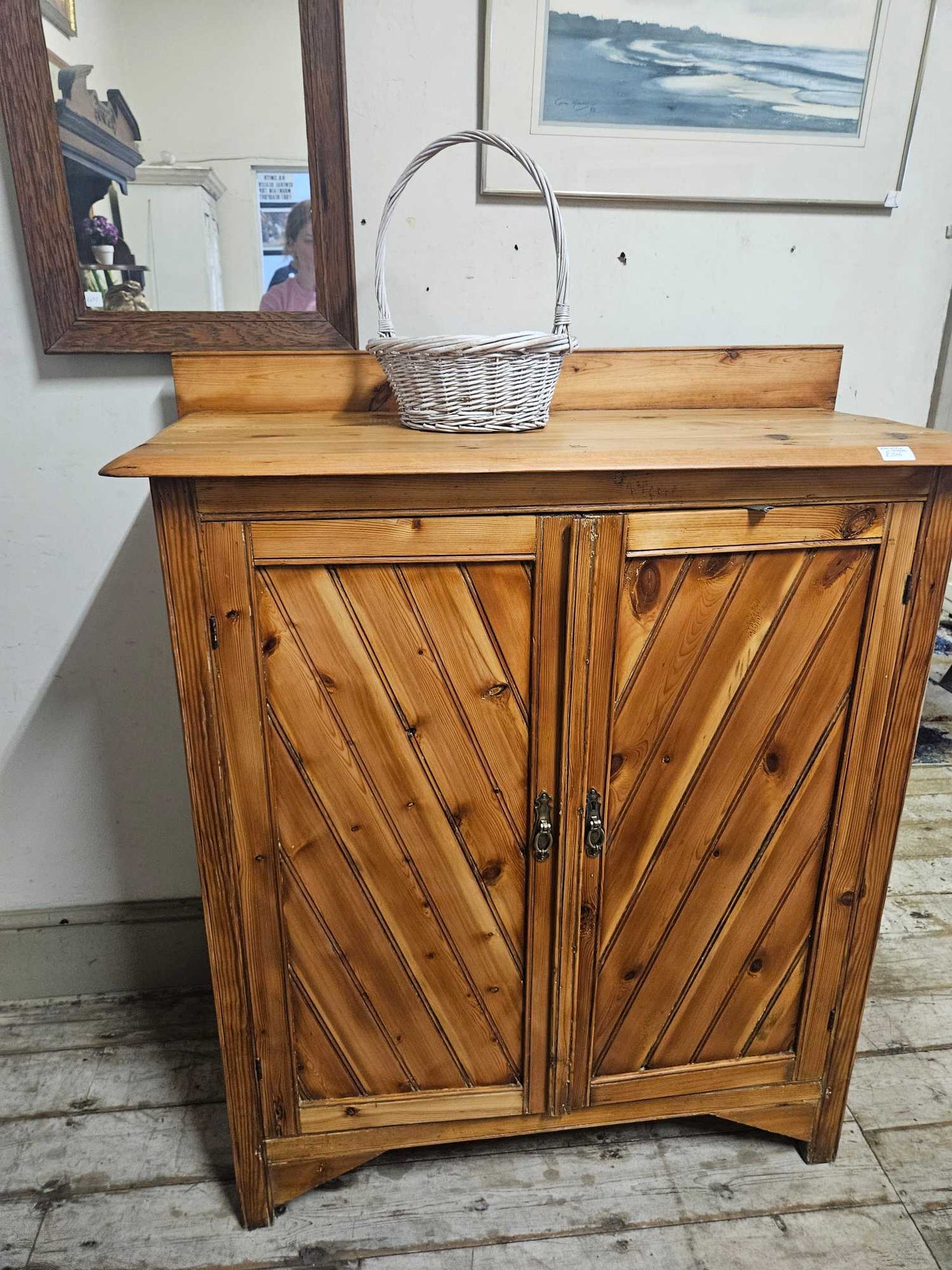 Vintage Oregan grocery cabinet