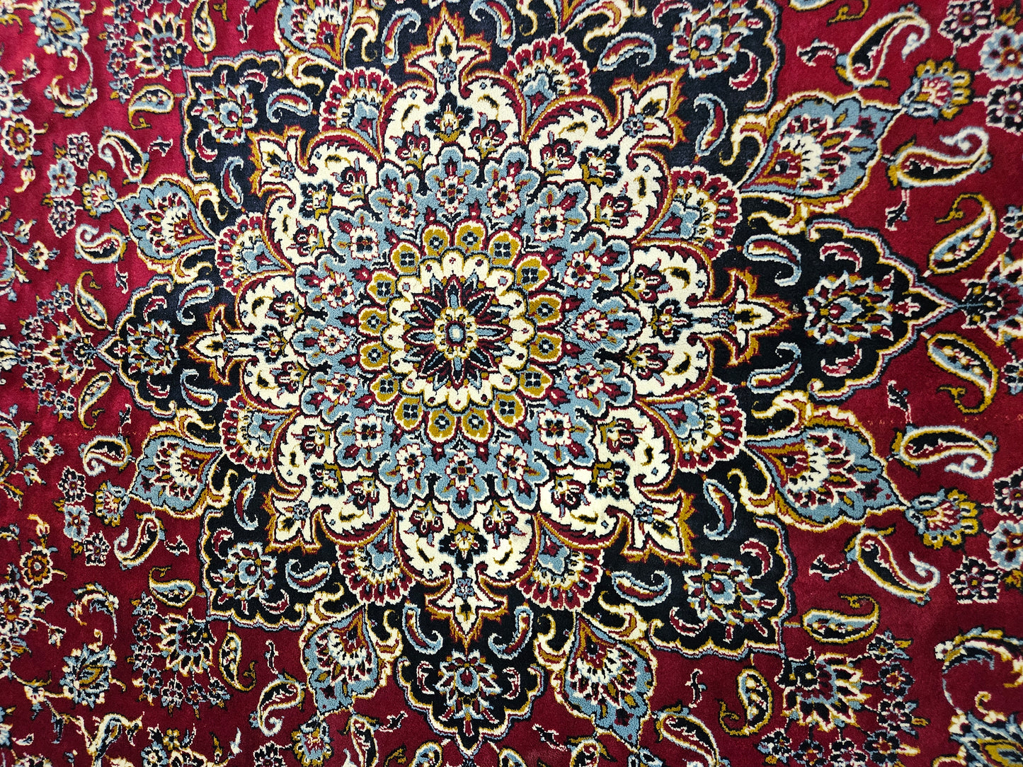 Persian Carpet {machine made, hand knotted}