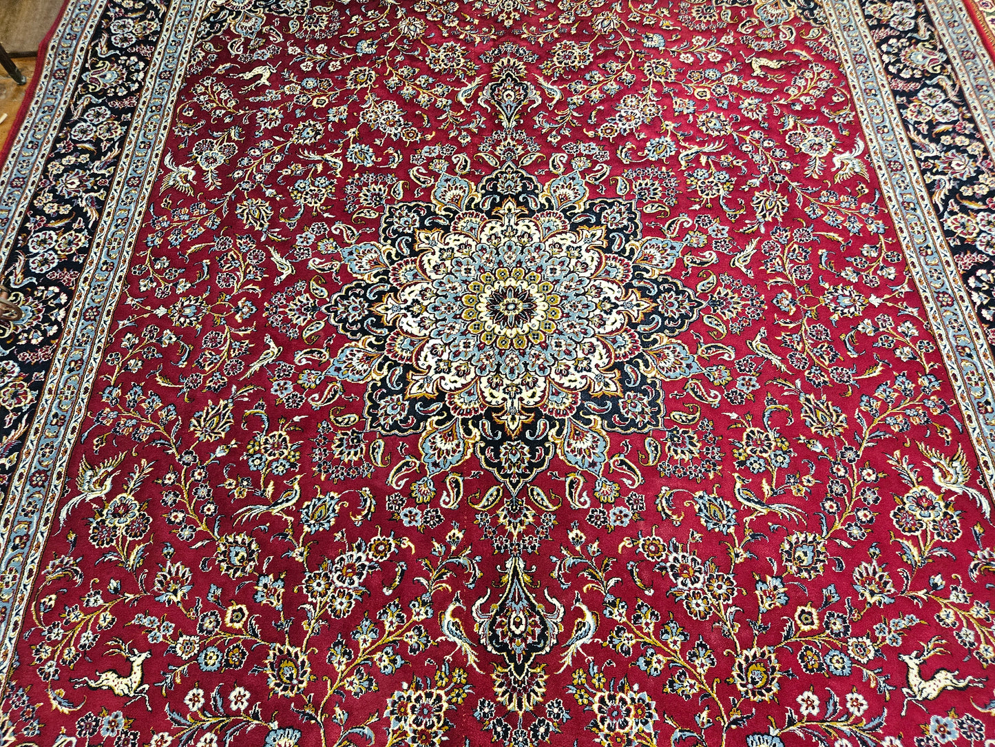Persian Carpet {machine made, hand knotted}