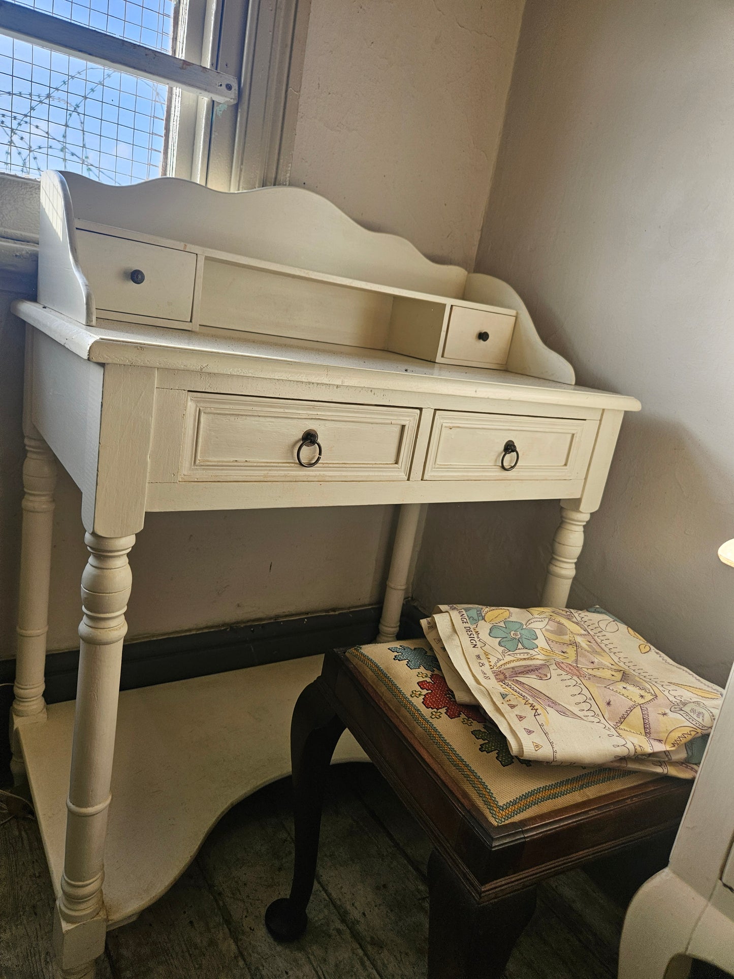 Painted dressing table
