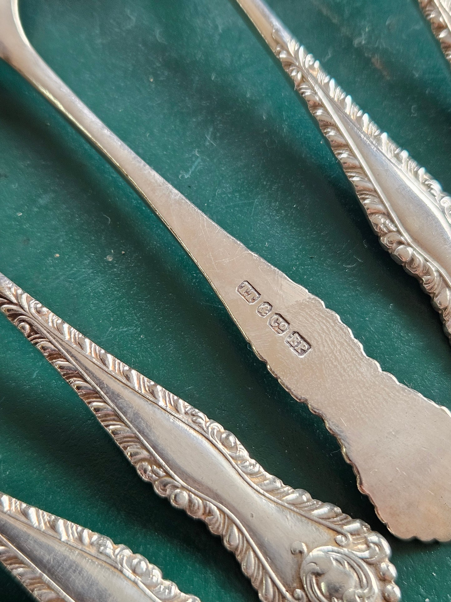 Set of 6 silver plated teaspoons